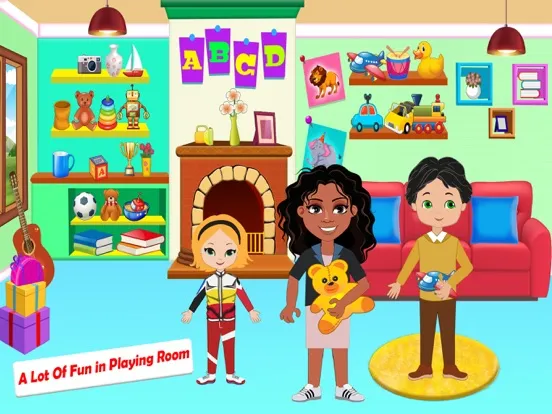 My Pretend House & Family Home iPad  Ekran Görüntüleri