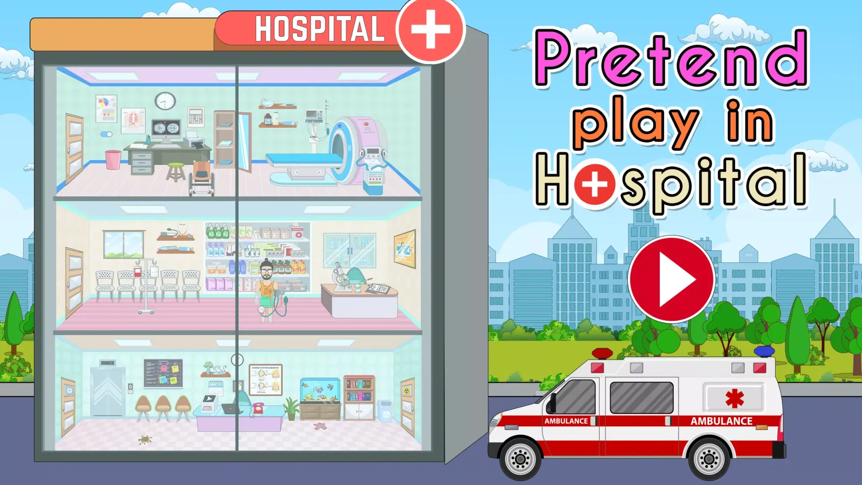 Pretend Play in Hospital Life Screenshots