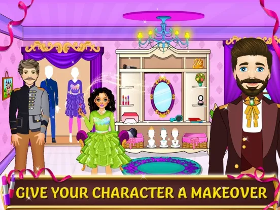 Pretend Princess Doll House iPad  Screenshots