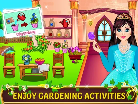 Pretend Princess Doll House iPad  Screenshots