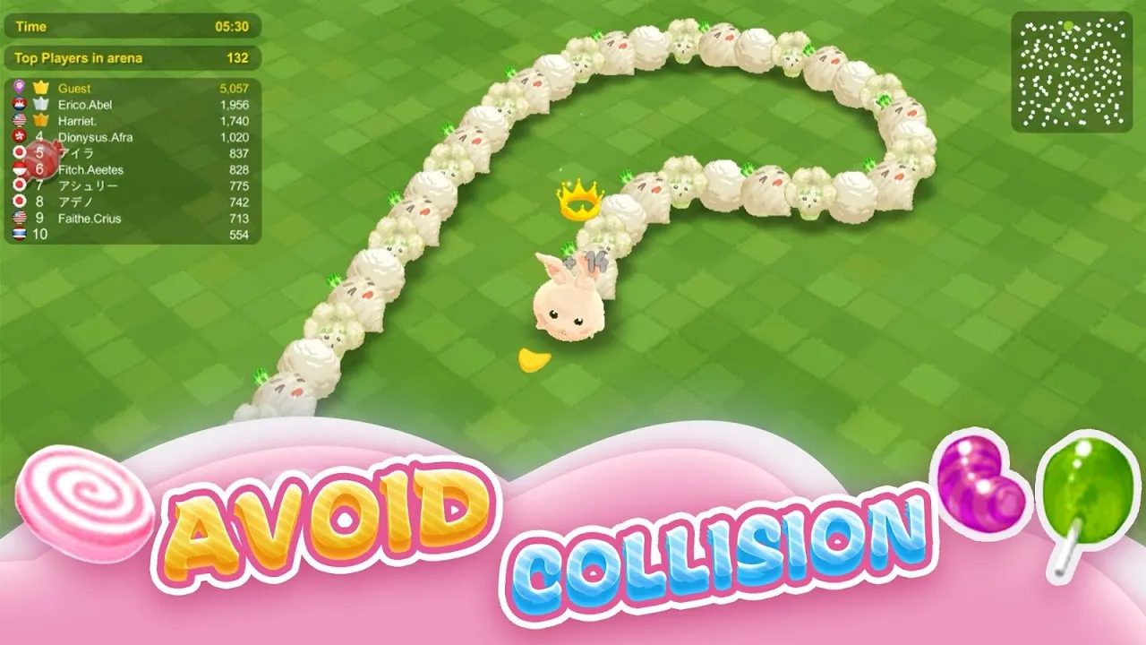 تصاویر Sweet Crossing:Snake.io
