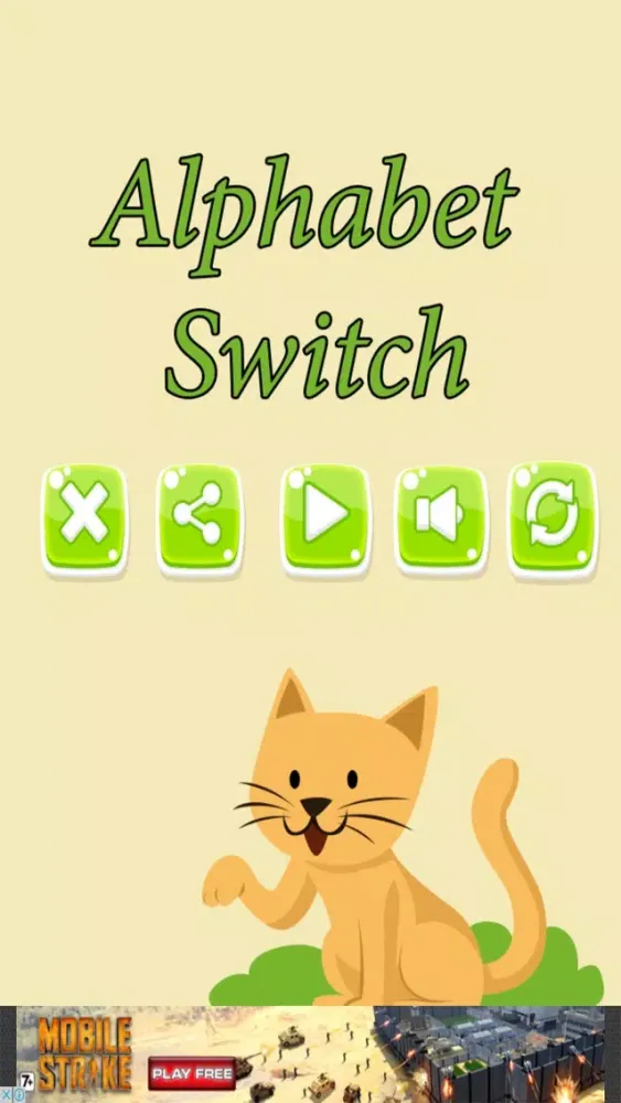 Tangkapan skrin A-Z Switch Alphabet