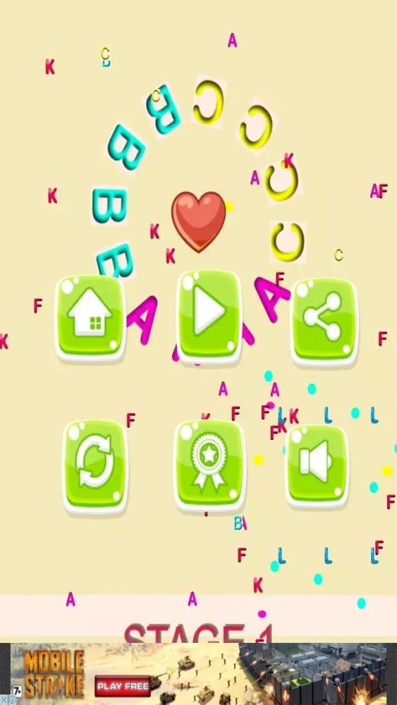 Tangkapan skrin A-Z Switch Alphabet