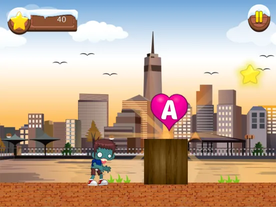 Im Jack - Zombie Learning Alphabet iPad 应用截图