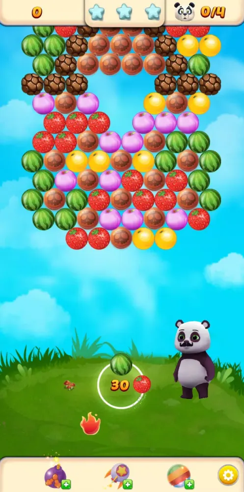 Bubble Panda : Fruits Blast Screenshots