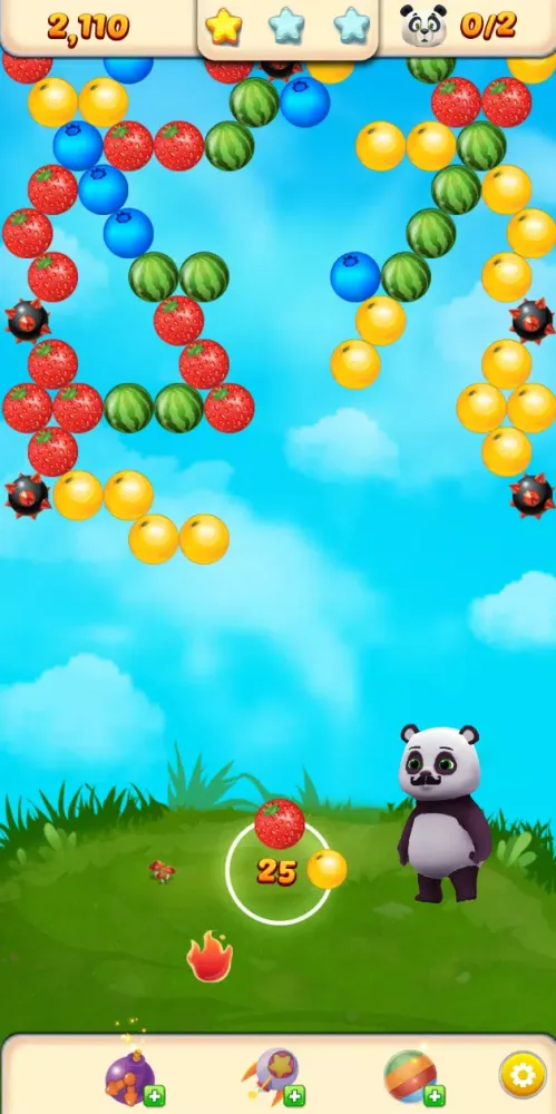 Bubble Panda : Fruits Blast Screenshots