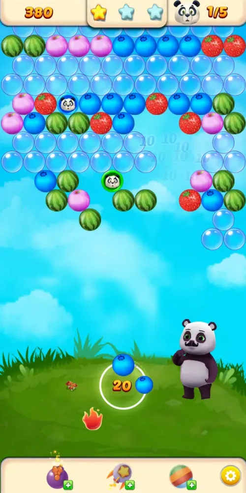 Bubble Panda : Fruits Blast Screenshots