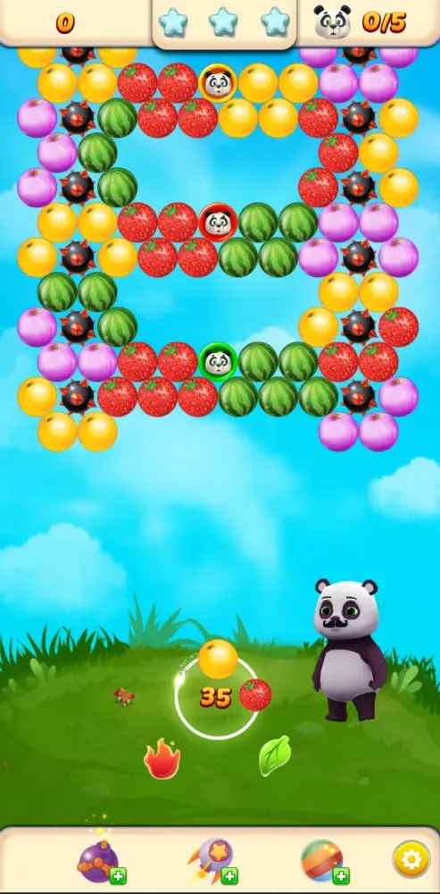 Bubble Panda : Fruits Blast Screenshots