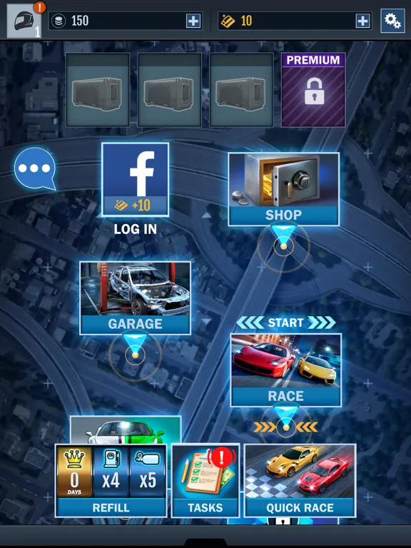Instant Drag Racing on Streets iPad  Screenshots