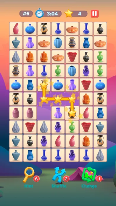 ภาพหน้าจอของ Pair Tiles: Match Puzzle 3-D
