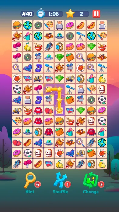 ภาพหน้าจอของ Pair Tiles: Match Puzzle 3-D
