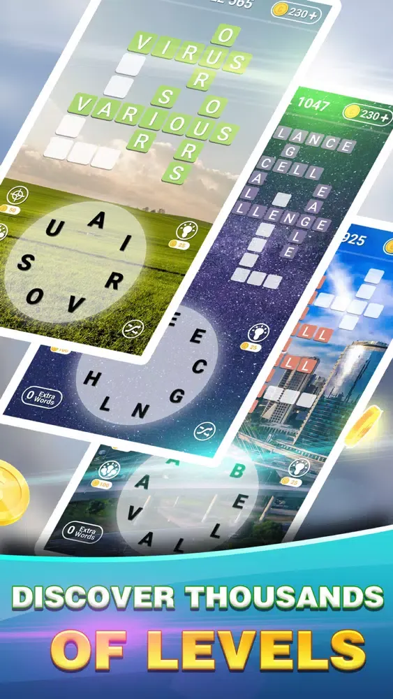 Скриншоты Golden Word Connect