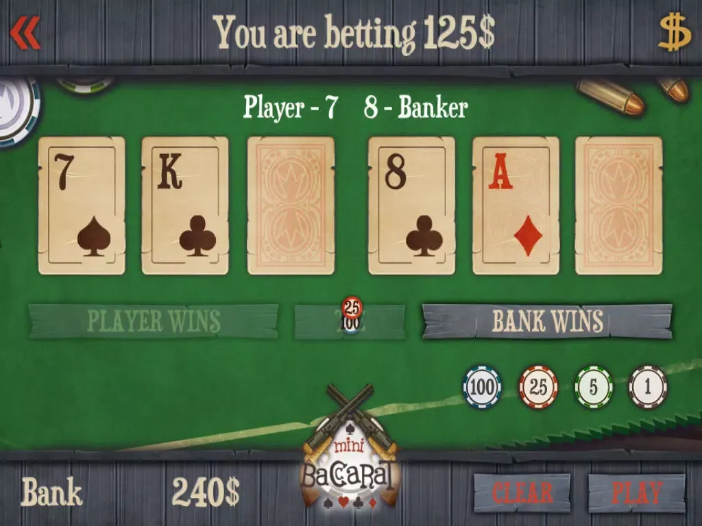 Captures d'écran de MiniBaccarat 1.0 iPad 