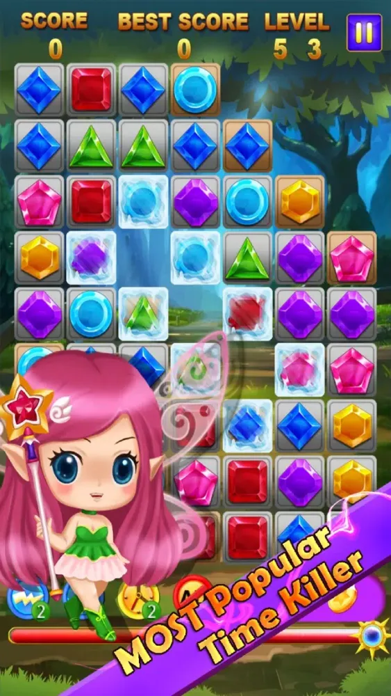 Tangkapan skrin Elf Stone Saga