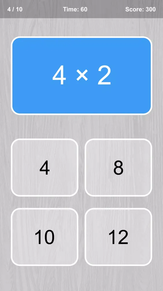 Ảnh chụp màn hình của Multiplication Table Game
