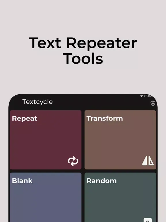 Text Repeater: Textcycle iPad Ekran Görüntüleri