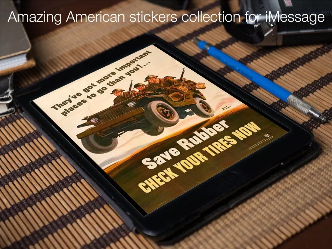 Скриншоты American Stickers iPad 