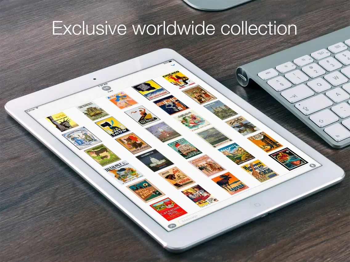 Скриншоты American Stickers iPad 