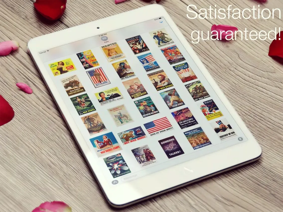 Скриншоты American Stickers iPad 