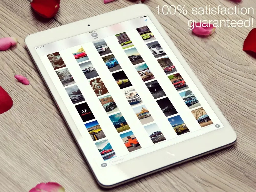 Tangkapan skrin Cars Sticker iPad 