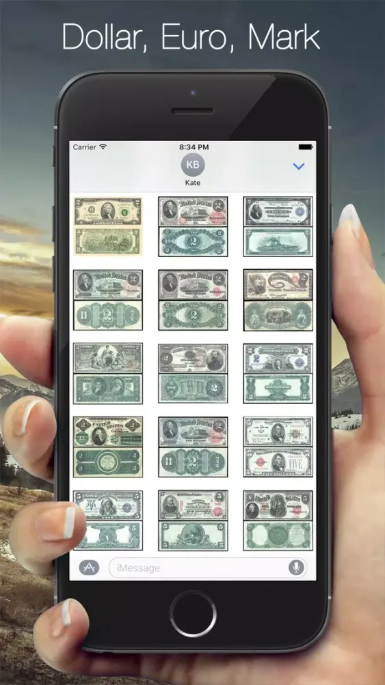 تصاویر Money Sticker
