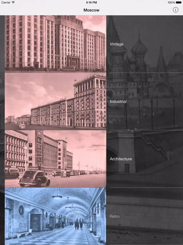 Vintage Moscow iPad  スクリーンショット