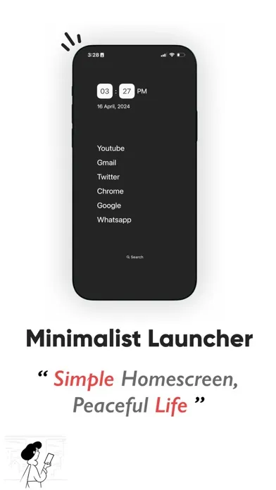 Capturas de pantalla de Minimalist Launcher