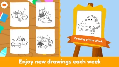 Captures d'écran de Car City - Kids Coloring Book