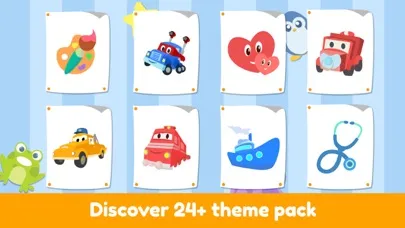 Captures d'écran de Car City - Kids Coloring Book
