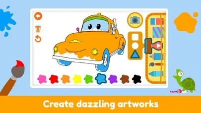 Captures d'écran de Car City - Kids Coloring Book