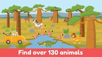 Capturas de tela do Car Patrol Hide & Seek Animals