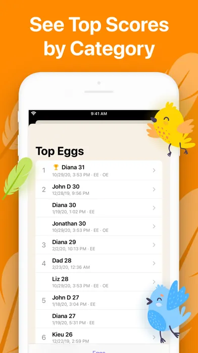 Capturas de tela do Wingscore: scoresheets scores