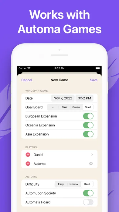 Capturas de tela do Wingscore: scoresheets scores