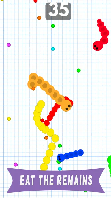 Zrzuty ekranu Eat Snakes - Crazy Worm Arena