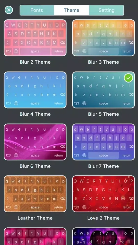 Fonts Art Keyboard + سکرین شاٹس