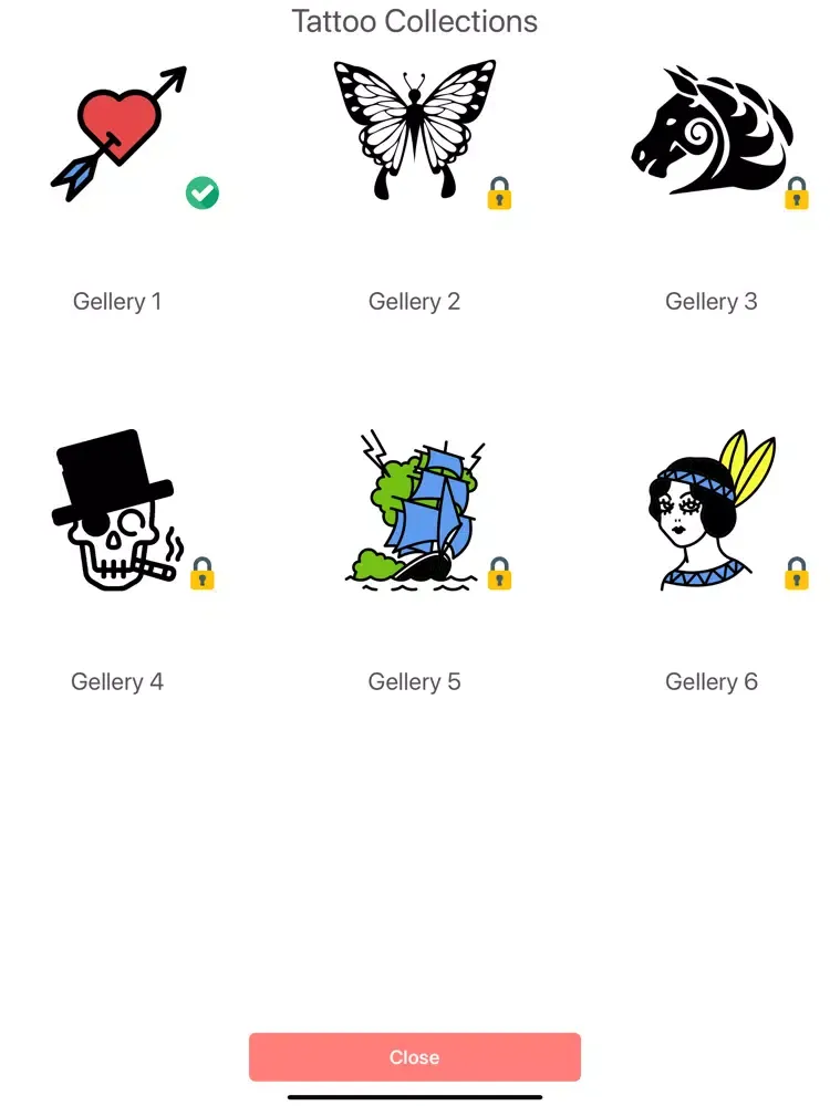 Tattoo Ink iPad 應用截圖