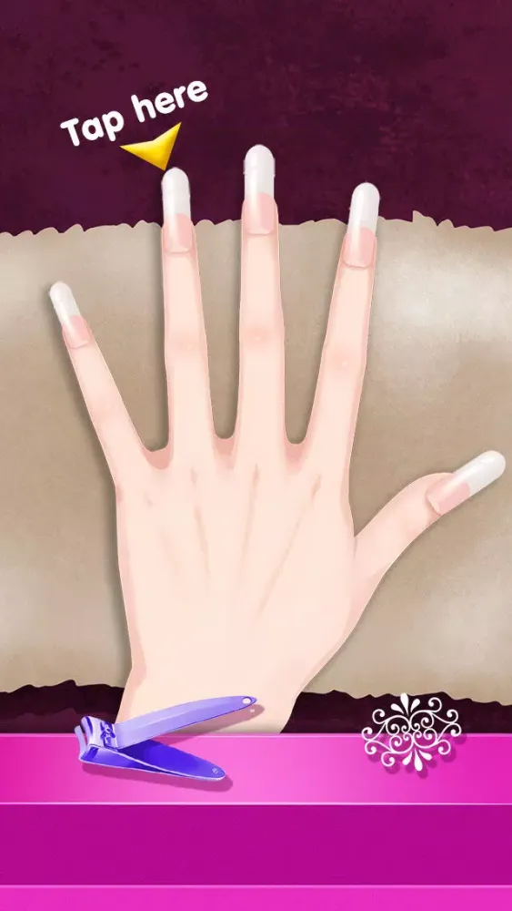 Capturas de tela do Hands&Nail - girls games