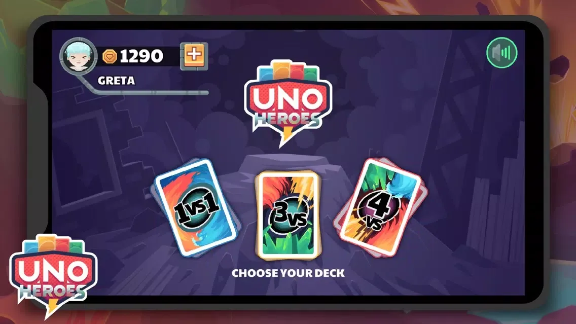 Zrzuty ekranu UNO Heroes