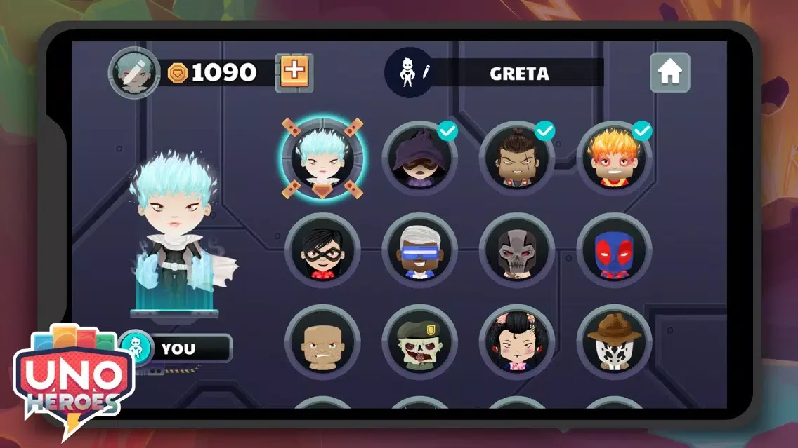 Zrzuty ekranu UNO Heroes