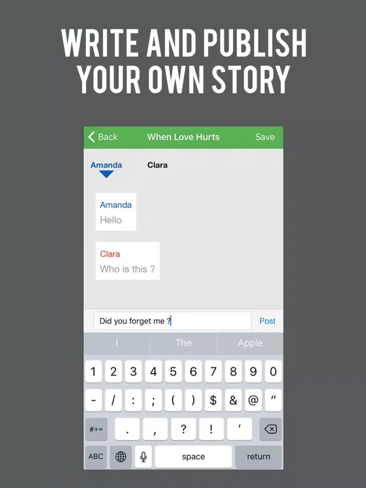 Ảnh chụp màn hình của MINI STORIES - Chat Style iPad 