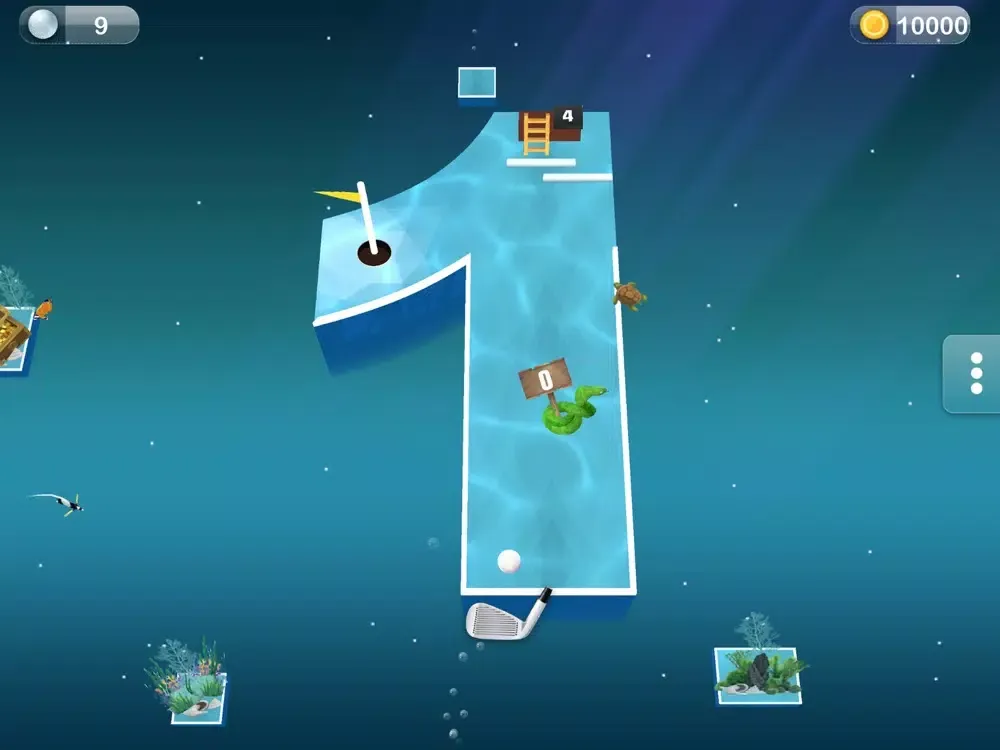 ภาพหน้าจอของ Number Golf: 99 Hole Challenge iPad 