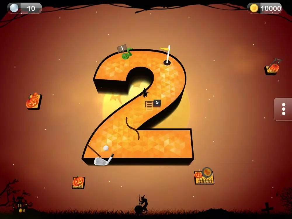 ภาพหน้าจอของ Number Golf: 99 Hole Challenge iPad 