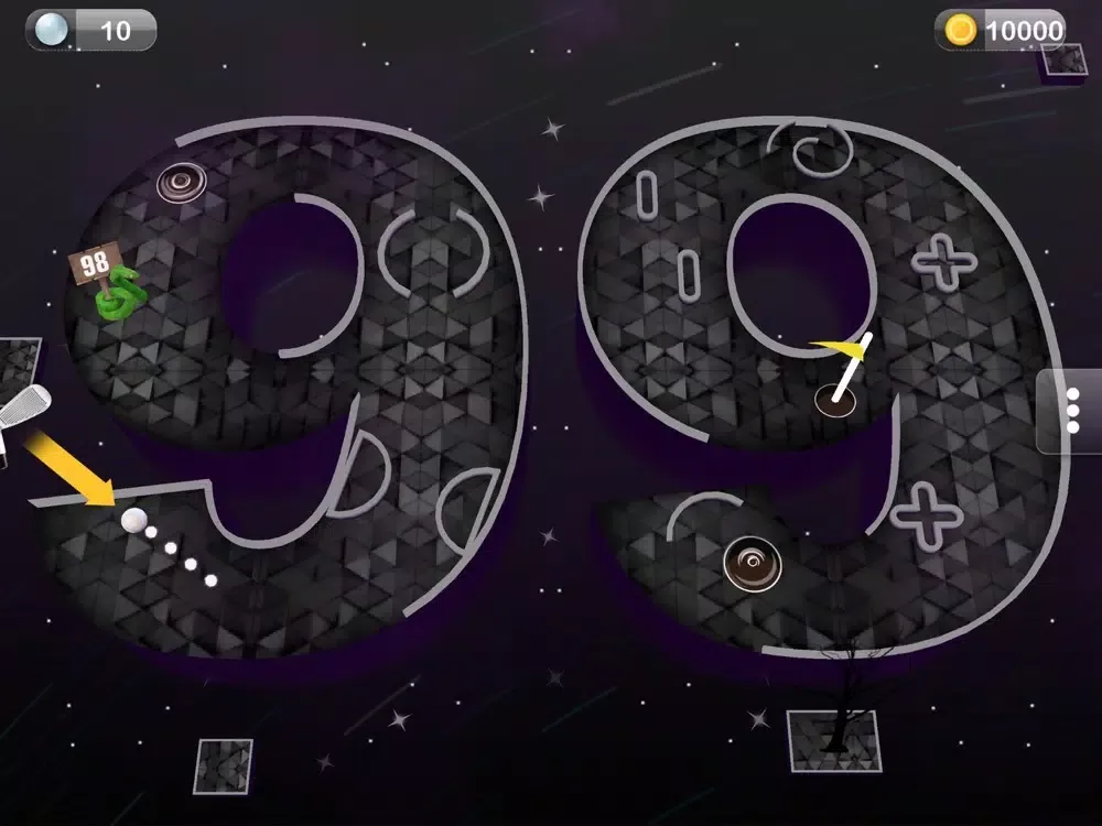 ภาพหน้าจอของ Number Golf: 99 Hole Challenge iPad 