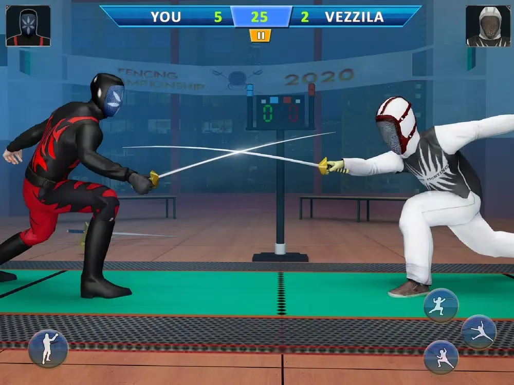 Fencing Sword FIGHTING GAMES iPad  Ekran Görüntüleri