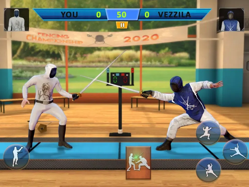 Fencing Sword FIGHTING GAMES iPad  Ekran Görüntüleri