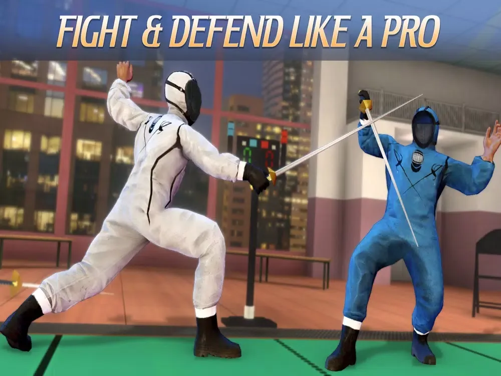 Fencing Sword FIGHTING GAMES iPad  Ekran Görüntüleri