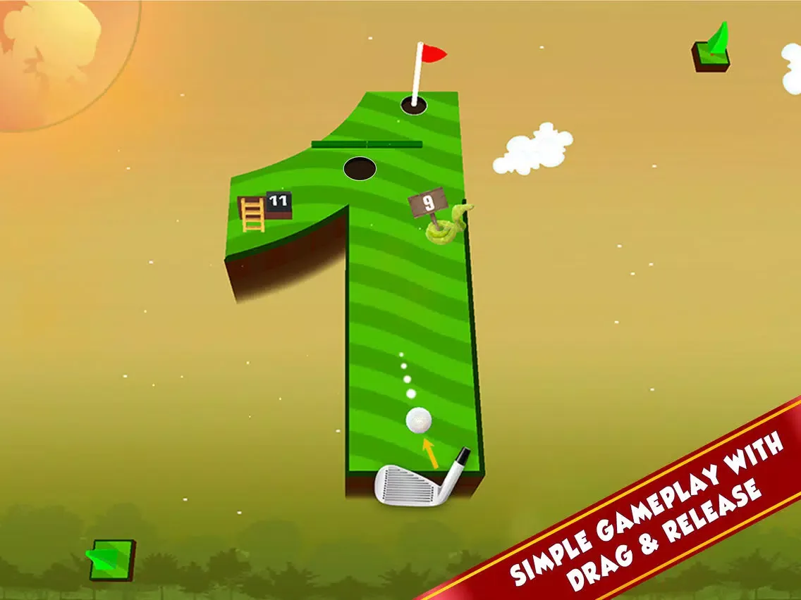 Number Golf: Snake & Ladders iPad 应用截图