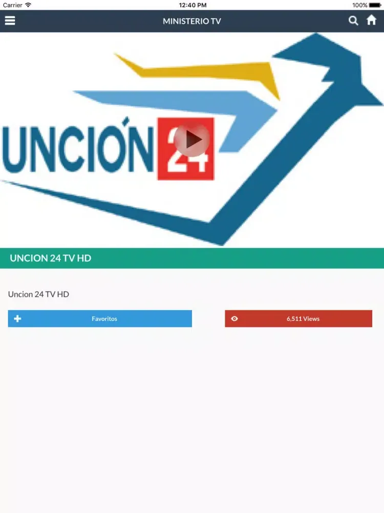 Capturas de pantalla de Ministerio TV iPad 