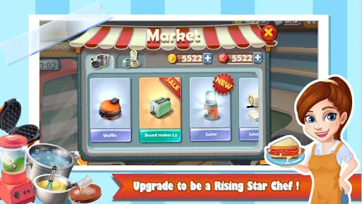 Capturas de tela do Chef Fever: Crazy Kitchen Rest