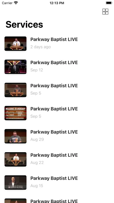 Ảnh chụp màn hình của Parkway Baptist St Louis